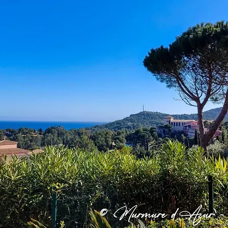 Cap Esterel-murmure D'azur-appartement F2 Vue Mer-grande Terrasse-parking Apartment